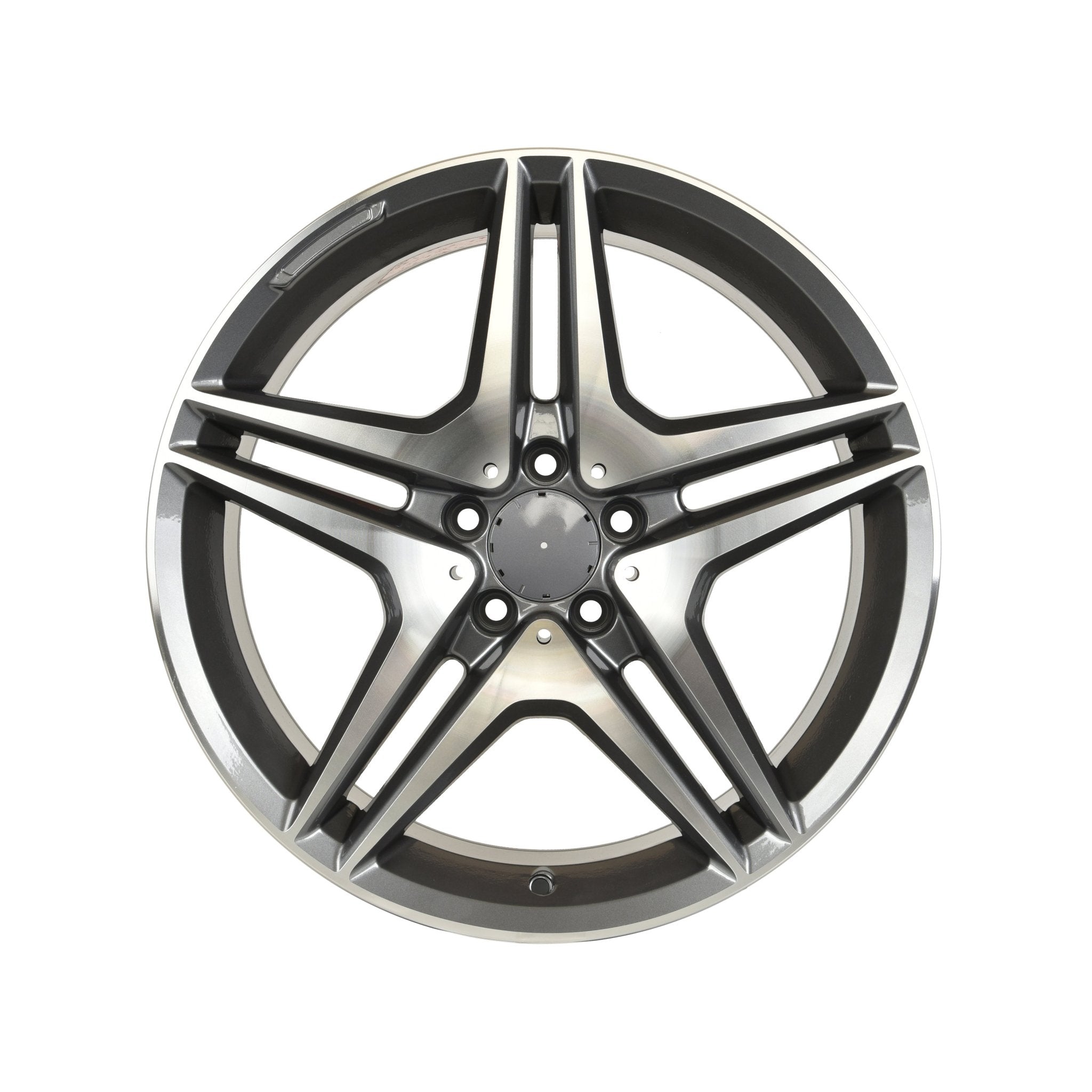 W828 Gunmetal Machined Face 19*8.5 ET45 PCD5*112 CB66.6 - Gun Hill Tire House (WTW - WHOLESALE TIRES & WHEELS)