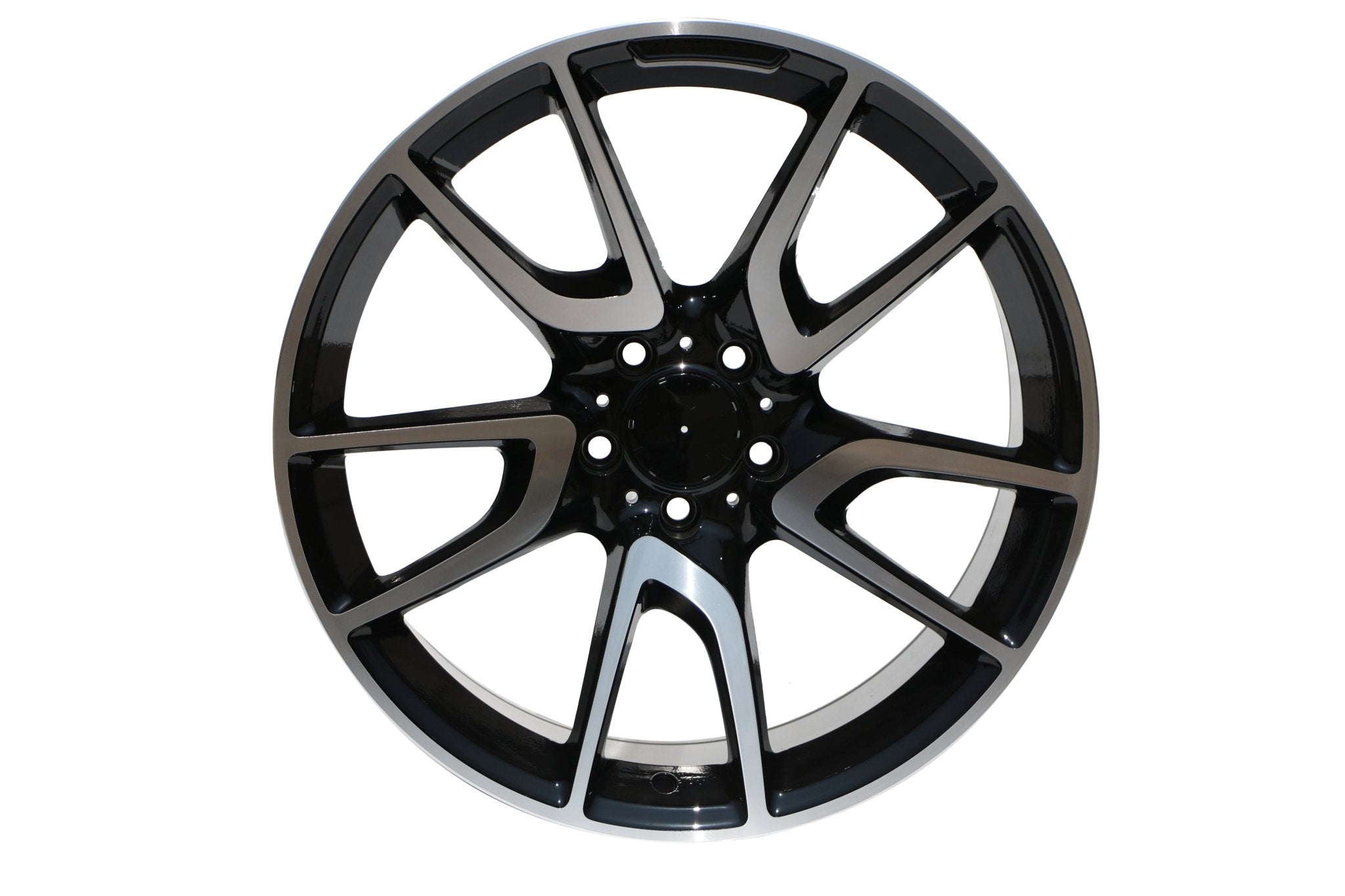 W839 Black Machined Face 19x9.5 ET35 5x112 CB66.6 - Gun Hill Tire House (WTW - WHOLESALE TIRES & WHEELS)