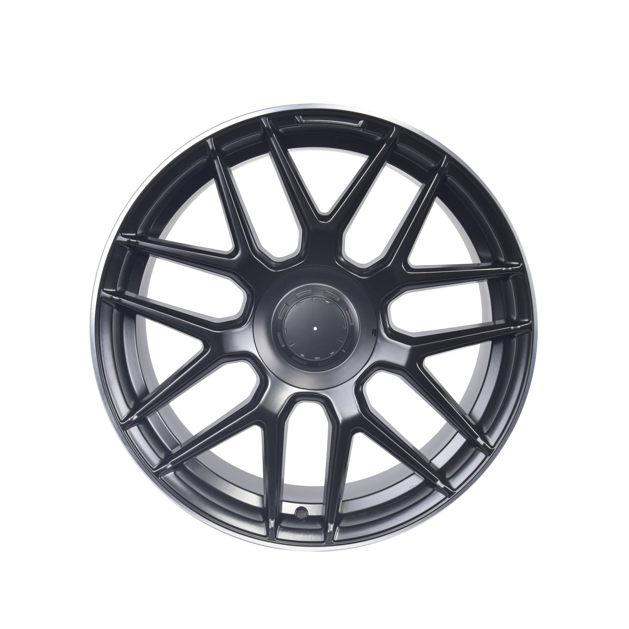 W840 1258A Satin Black Machined Lip 22x10.0 ET48 5x130 CB84.1 OLD CAP - Gun Hill Tire House (WTW - WHOLESALE TIRES & WHEELS)