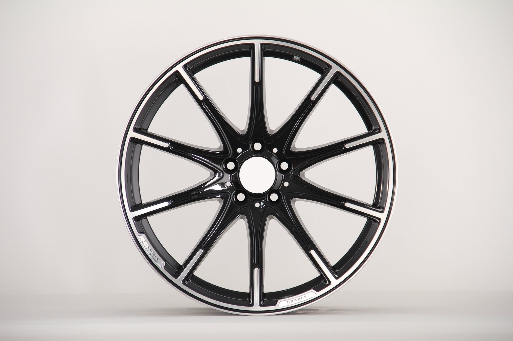 W846 8124 Black Machined Face 20x9.5 ET42 5x112 CB66.6 - Gun Hill Tire House (WTW - WHOLESALE TIRES & WHEELS)