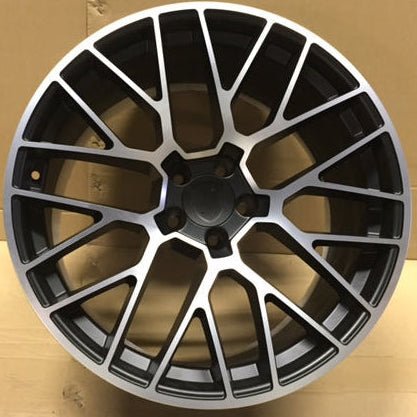 W854 XH1379 Black Machined Face 20x9.0 ET26 5x112 CB66.6 - Gun Hill Tire House (WTW - WHOLESALE TIRES & WHEELS)