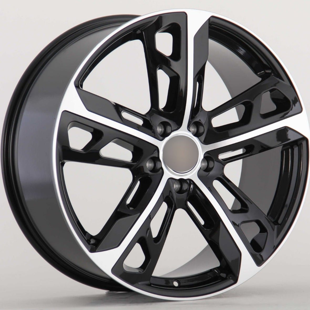 W865 876 Black Machined Face 22x9.5 ET70 5x130 CB71.6 - Gun Hill Tire House (WTW - WHOLESALE TIRES & WHEELS)