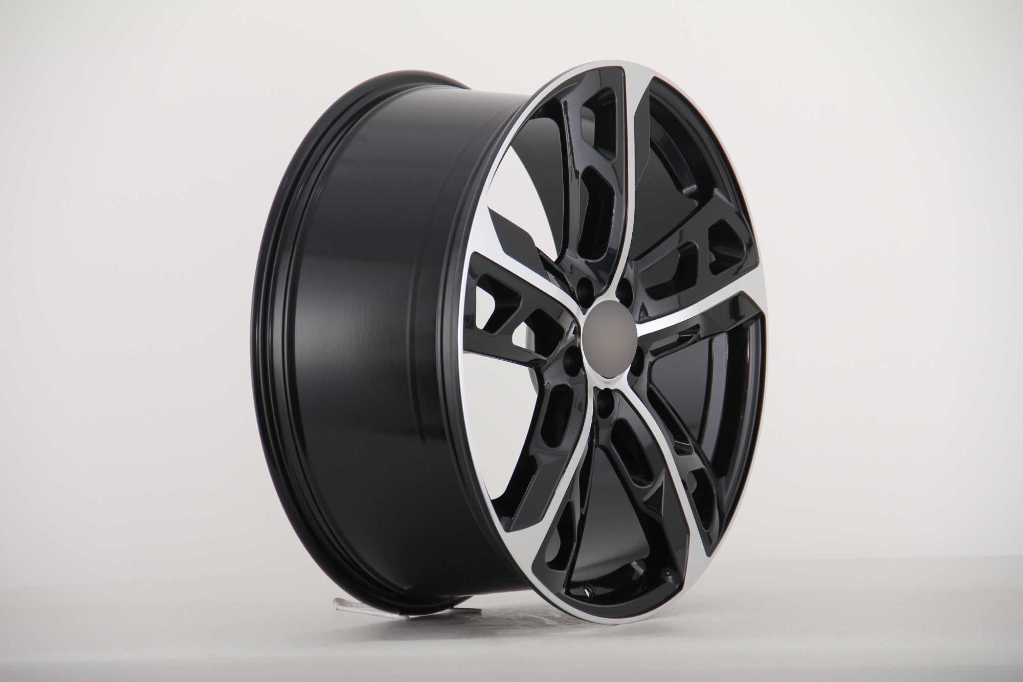 W865 876 Black Machined Face 22x11.5 ET70 5x130 CB71.6 - Gun Hill Tire House (WTW - WHOLESALE TIRES & WHEELS)