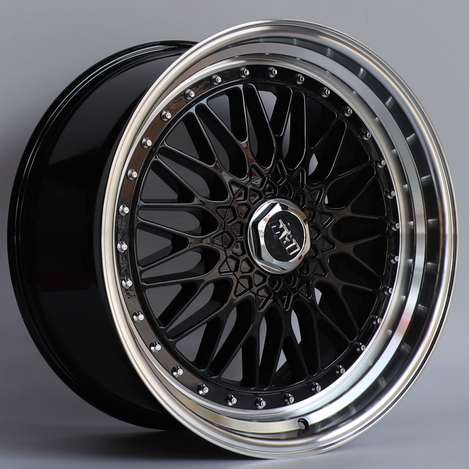W883 479 Black Machined Lip 22x9.0 ET30 5x112/114.3/120 CB73.1 C479 - 03 - B - Gun Hill Tire House (WTW - WHOLESALE TIRES & WHEELS)