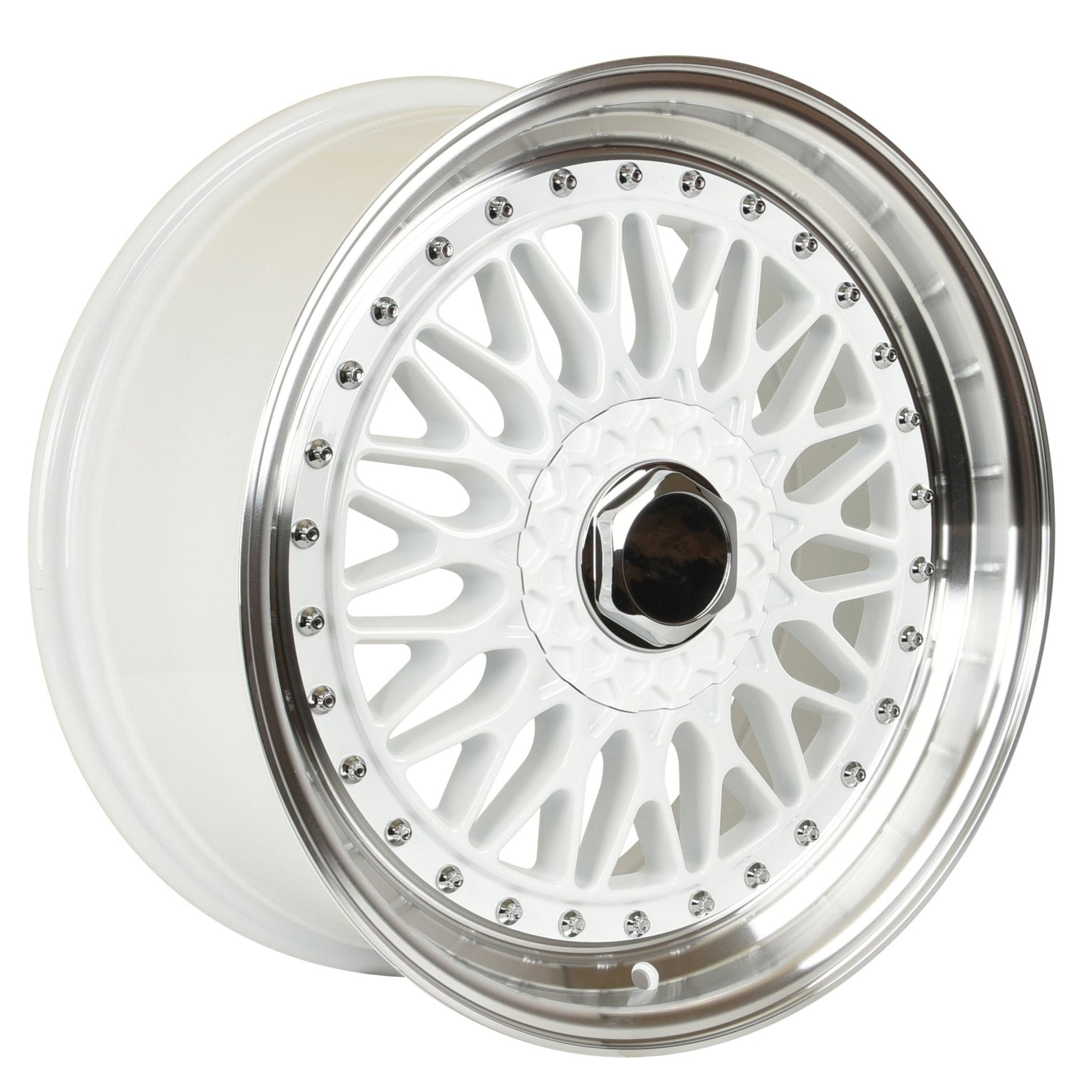 W883 White Machined Lip 20x9.5 ET35 5x112/114.3 CB73.1 - Gun Hill Tire House (WTW - WHOLESALE TIRES & WHEELS)