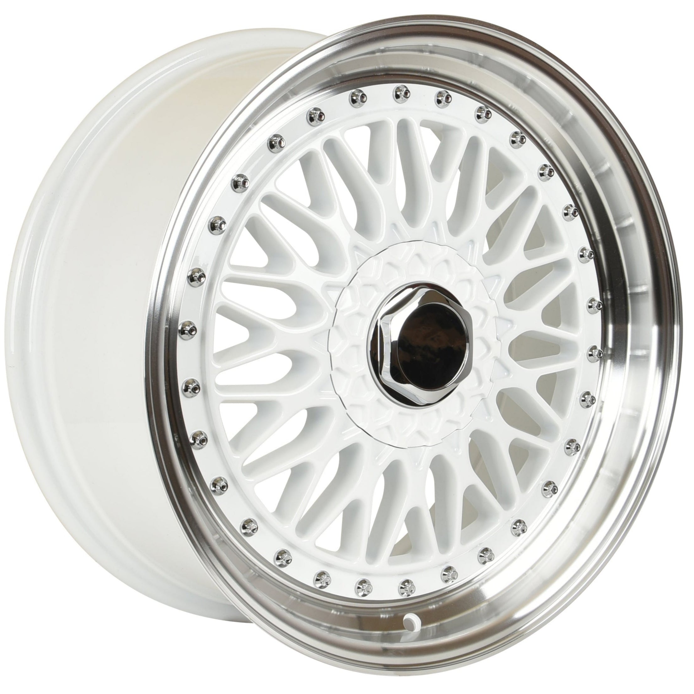 W883 479 White Machined Lip 20x9.5 ET35 5x112/114.3/120 CB73.1 - Gun Hill Tire House (WTW - WHOLESALE TIRES & WHEELS)