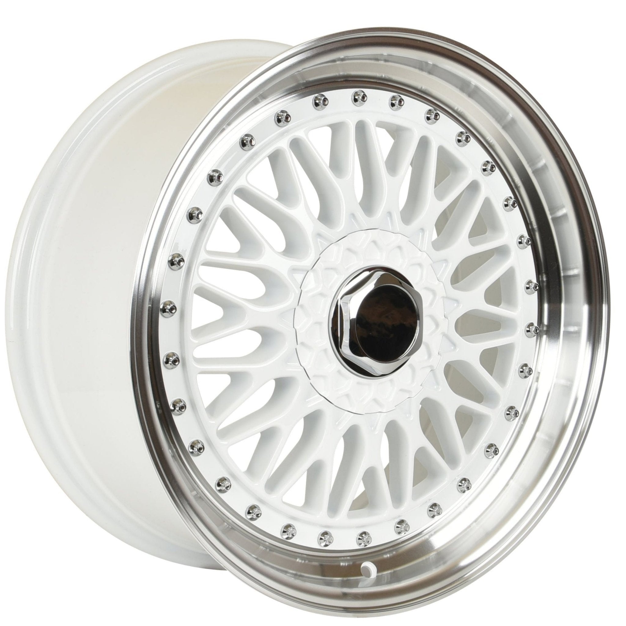 W883 White Machine Face 18x9.0 ET35 5x120/114.3 CB 73.1 - Gun Hill Tire House (WTW - WHOLESALE TIRES & WHEELS)