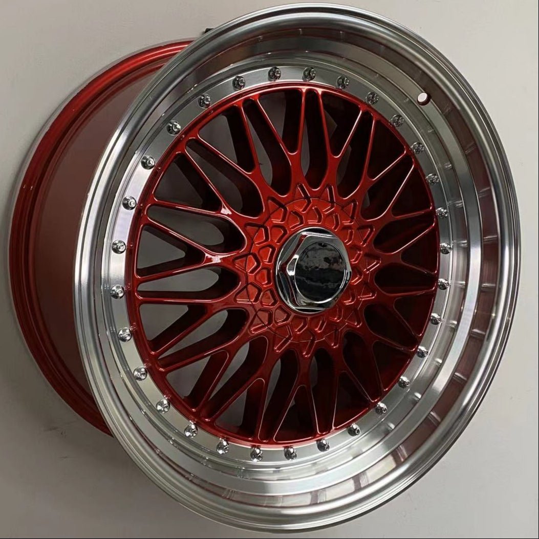 W885 479 Red Machined Lip Silver Rivet 22x9.0 ET30 5x120/114.3 CB73.1 - Gun Hill Tire House (WTW - WHOLESALE TIRES & WHEELS)