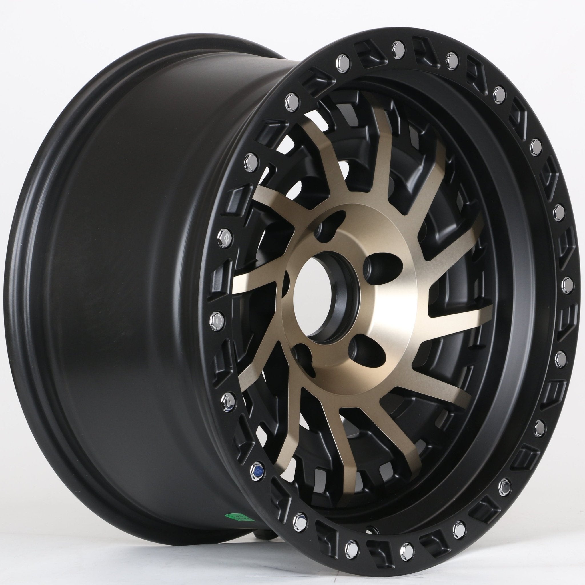 W9001 iV - 471 Satin Black + Bronze 17x9.0 ET - 12 5x127 CB71.6 - Gun Hill Tire House (WTW - WHOLESALE TIRES & WHEELS)