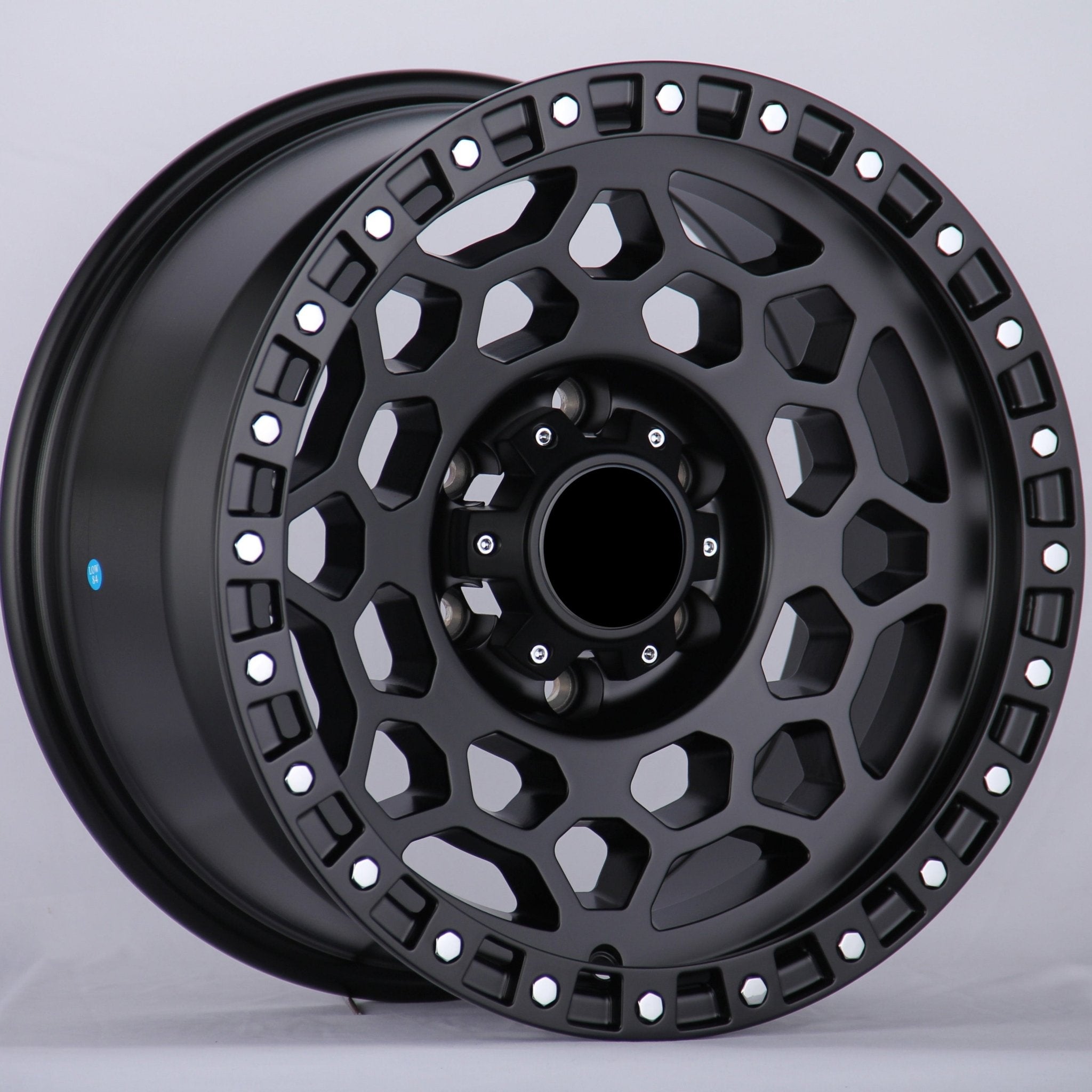 W907 408 Satin Black 17x9.0 ET0 6x139.7 CB110 - Gun Hill Tire House (WTW - WHOLESALE TIRES & WHEELS)