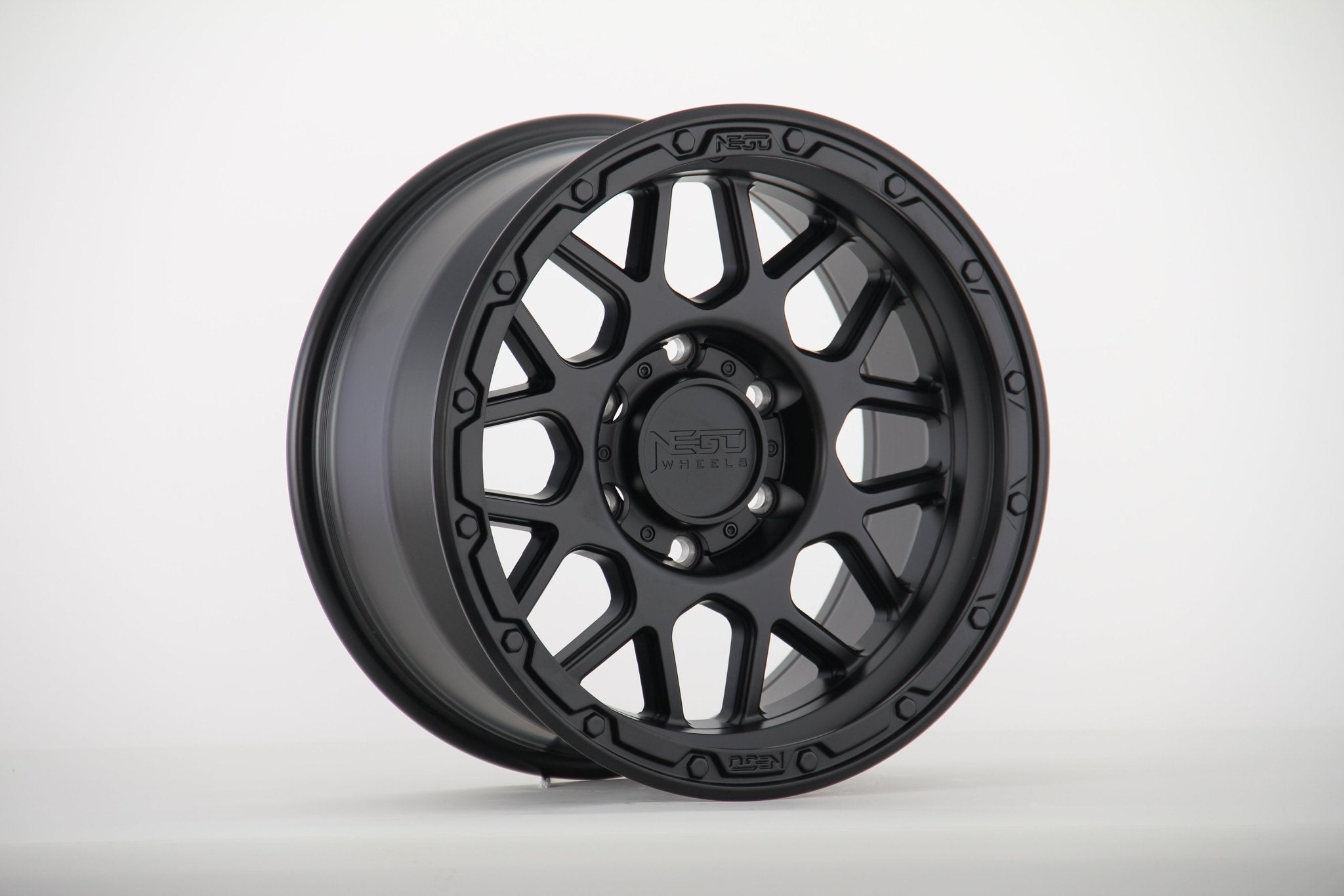 W915 N03 Satin Black 17x8.5 ET12 6x139.7 CB106 - Gun Hill Tire House (WTW - WHOLESALE TIRES & WHEELS)