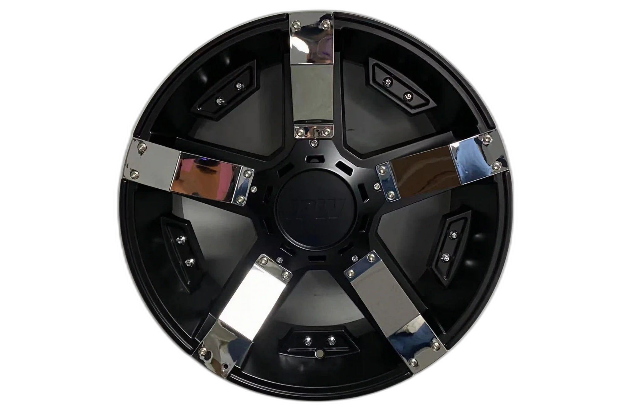 W925 Satin Black Chrome Strip 20x10 ET13 5x127/114.3 CB71.6 - Gun Hill Tire House (WTW - WHOLESALE TIRES & WHEELS)