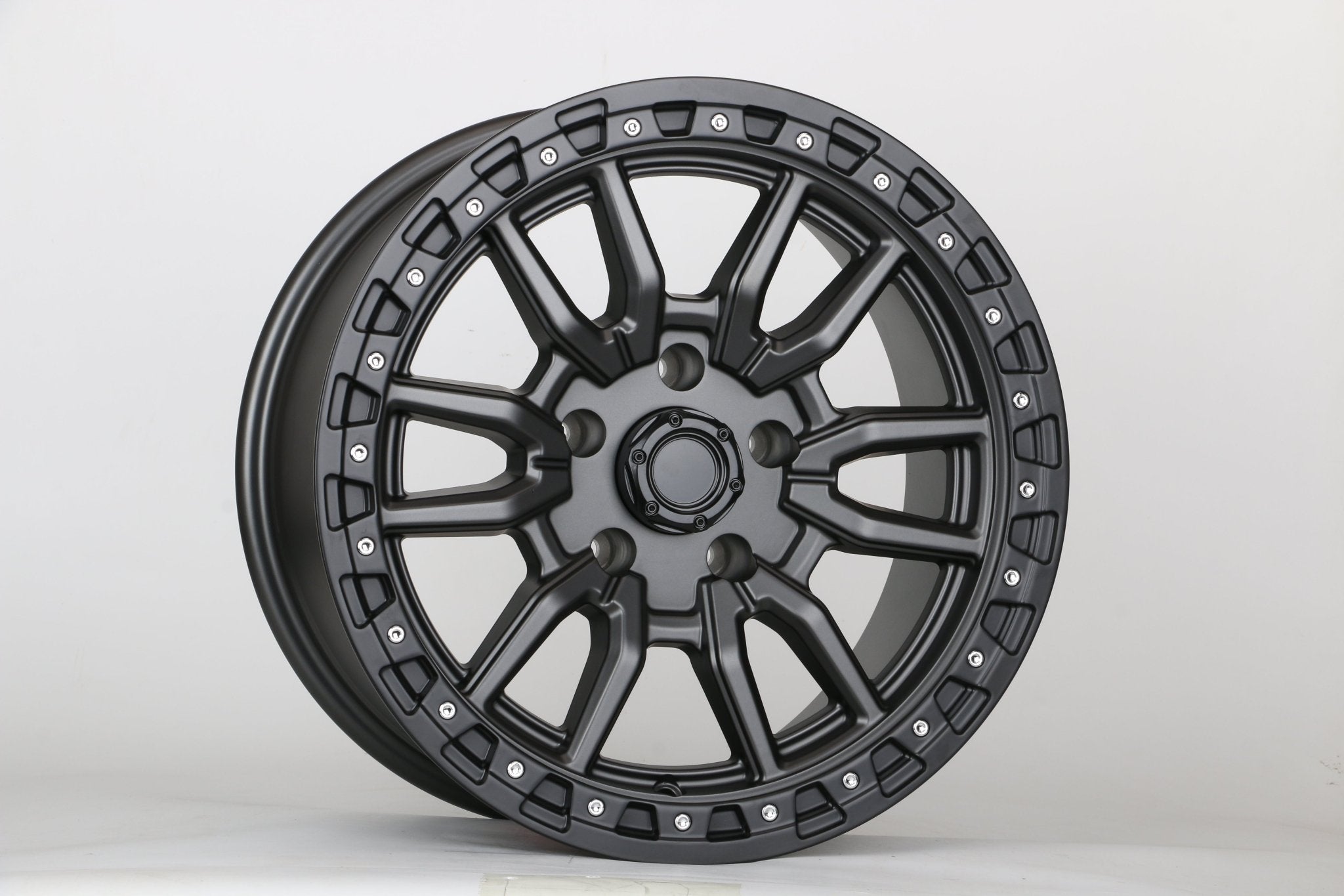 W929 1823 Gunmetal Black Lip 17x8.5 ET0 5x127 CB71.5 C1442 - 02 - LA5B / mb - 2745 - Gun Hill Tire House (WTW - WHOLESALE TIRES & WHEELS)