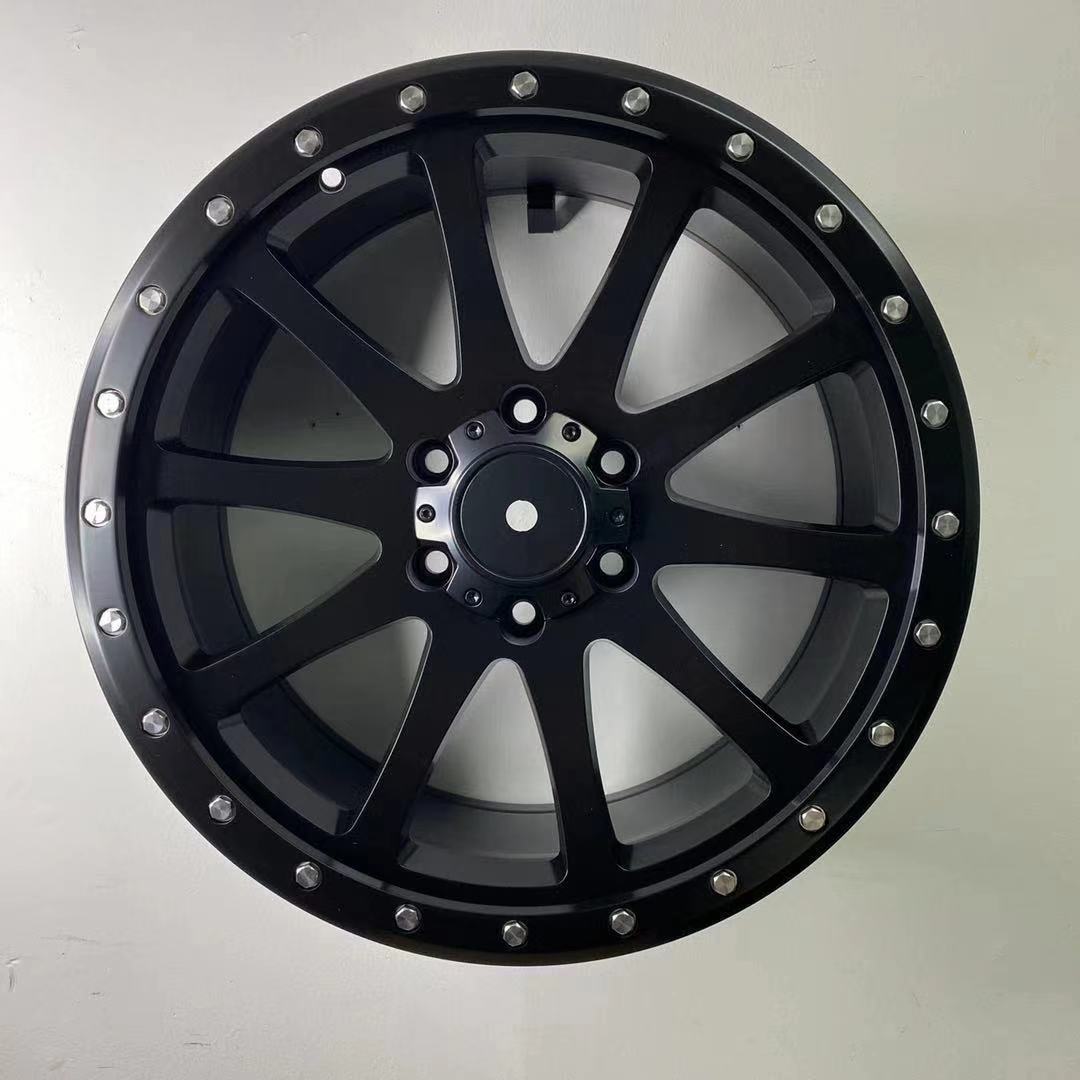 W958 D1516 Satin Black 20x9.0 ET25 6x139.7 CB106.1 - Gun Hill Tire House (WTW - WHOLESALE TIRES & WHEELS)