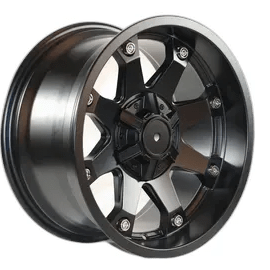 W973 IV - 838 Satin Black 17x9.0 ET0 6x139.7 CB110 - Gun Hill Tire House (WTW - WHOLESALE TIRES & WHEELS)