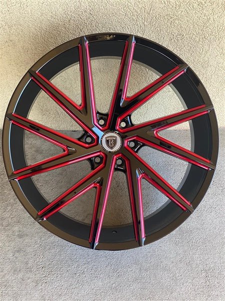 BORGHINI WHEEL B25 - M 22X9.5 ET +30 6x139.7 CB (78.1) B+MW+TR3 - Gun Hill Tire House (WTW - WHOLESALE TIRES & WHEELS)