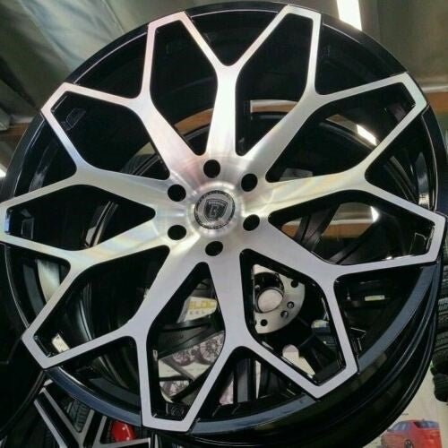 BORGHINI WHEEL B28 - M 26X10 ET +25 6x139.7 CB (78.1) B+M - Gun Hill Tire House (WTW - WHOLESALE TIRES & WHEELS)