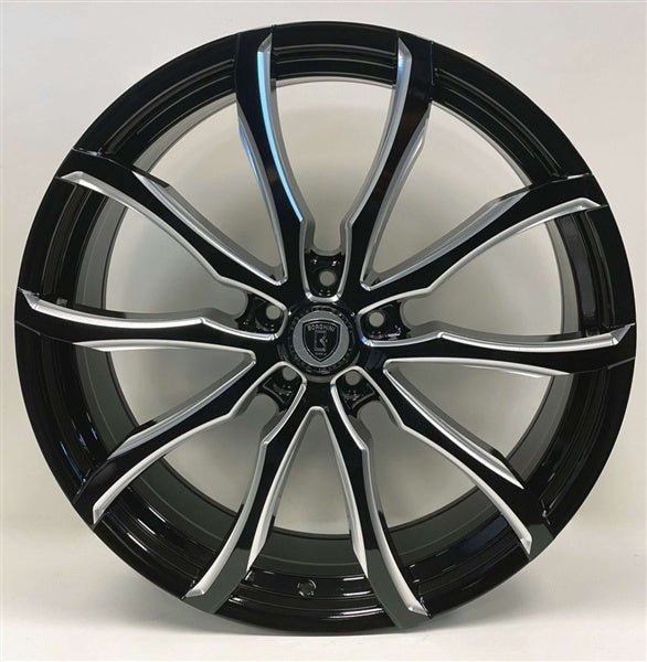 BORGHINI WHEEL B32 - M 20X8.5 ET +35 5x120 CB (74.2) B+MW - Gun Hill Tire House (WTW - WHOLESALE TIRES & WHEELS)