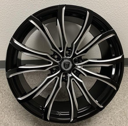 BORGHINI WHEEL B33 - M 24X9.5 ET +30 6x139.7 CB (78.1) B+MW - Gun Hill Tire House (WTW - WHOLESALE TIRES & WHEELS)