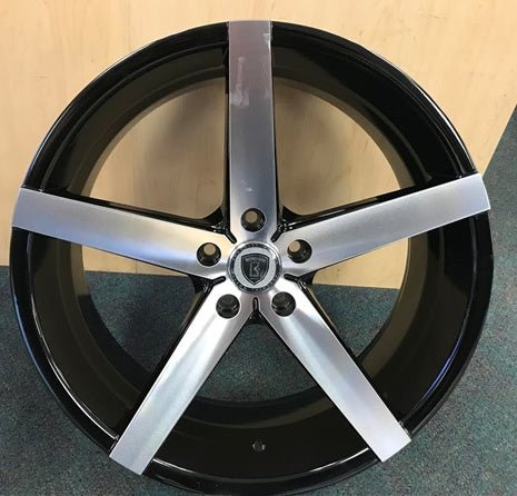 BORGHINI WHEEL B35 - M 22X9.5 ET +13 5x115 CB (74.2) B+M - Gun Hill Tire House (WTW - WHOLESALE TIRES & WHEELS)