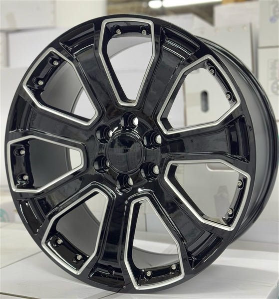 I338 WHEEL 338 - M 22X9.5 ET +30 6x139.7 CB (78.1) B+MW - Gun Hill Tire House (WTW - WHOLESALE TIRES & WHEELS)