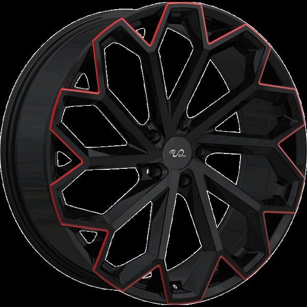 U2 WHEEL U2 - 65 - M 22X8 ET +38 5x114.3 CB (73.1) B+MW1+TR3 - Gun Hill Tire House (WTW - WHOLESALE TIRES & WHEELS)