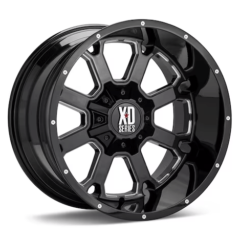 XD825 Buck 25 (Black w/Milled Accent) - Gun Hill Tire House (WTW - WHOLESALE TIRES & WHEELS)