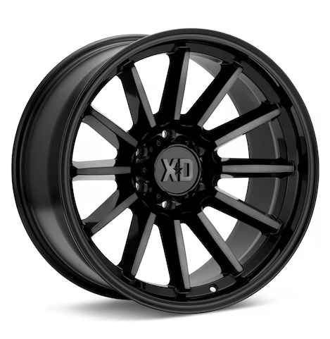 XD855 Luxe (Gloss Black Machine w/GreyTint) - Gun Hill Tire House (WTW - WHOLESALE TIRES & WHEELS)