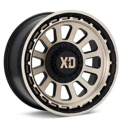 XD856 Omega (Black Machined w/Bronze Tint) - Gun Hill Tire House (WTW - WHOLESALE TIRES & WHEELS)