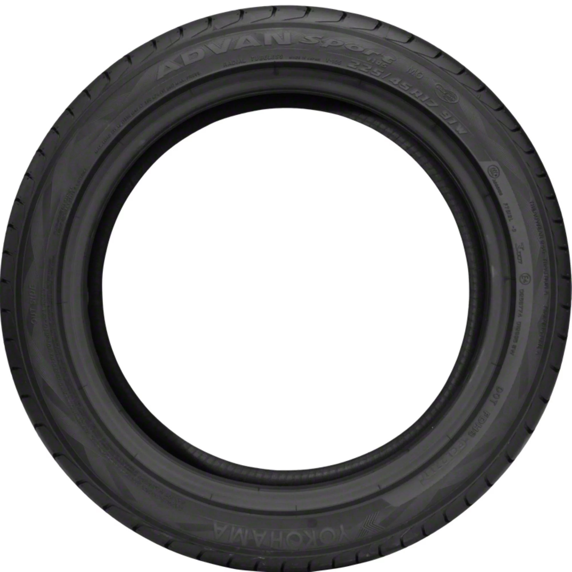 195/50R16 Yokohama Advan Sport V105 UHP 84V Passenger Tire - Gun Hill Tire House (WTW - WHOLESALE TIRES & WHEELS)