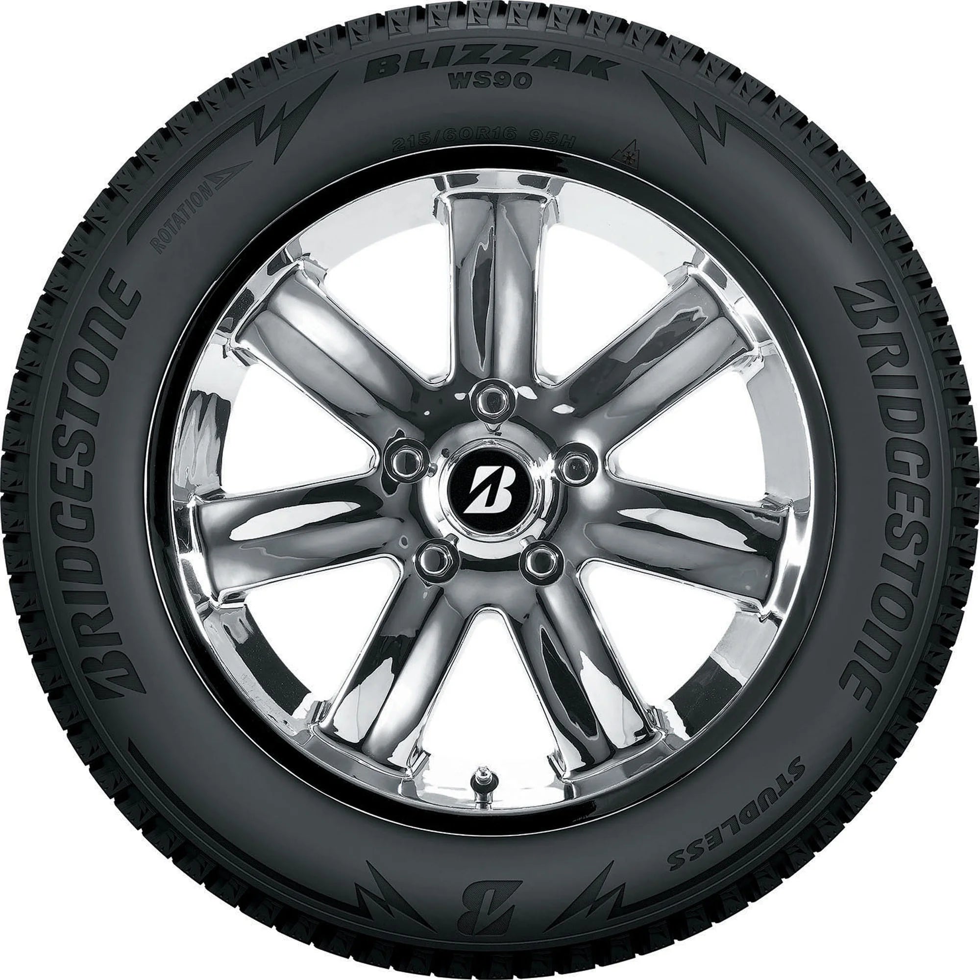 P245/50R17 Bridgestone Blizzak WS90 Winter 98H Passenger Tire - Gun Hill Tire House (WTW - WHOLESALE TIRES & WHEELS)