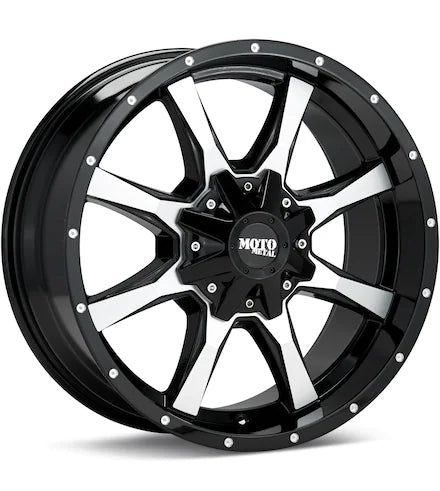 MOTO METAL MO970 MACHINED W/BLACK ACCENT - Gun Hill Tire House (WTW - WHOLESALE TIRES & WHEELS)