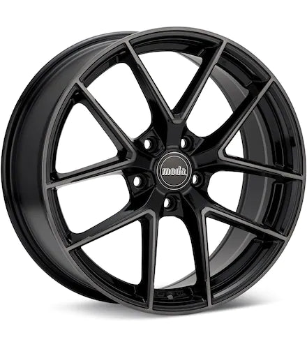 MODA MD27 BLACK MACHINED W/DARK TINT - Gun Hill Tire House (WTW - WHOLESALE TIRES & WHEELS)