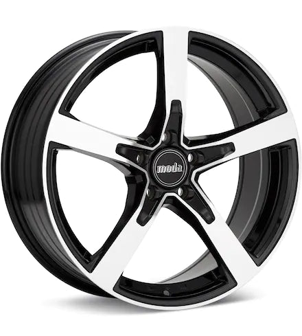 MODA MD28 MACHINED W/BLACK ACCENT - Gun Hill Tire House (WTW - WHOLESALE TIRES & WHEELS)
