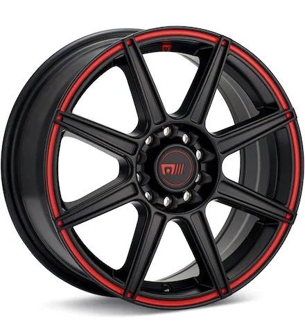 MOTEGI RACING MR142 CS8 BLACK PAINTED - Gun Hill Tire House (WTW - WHOLESALE TIRES & WHEELS)
