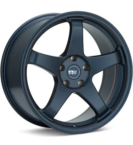 MOTEGI RACING MR151 CS5 SATIN METALLIC BLUE - Gun Hill Tire House (WTW - WHOLESALE TIRES & WHEELS)