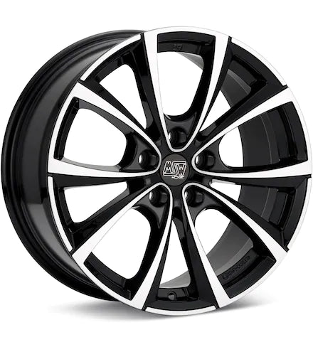 MSW TYPE 27T MACHINED W/BLACK ACCENT - Gun Hill Tire House (WTW - WHOLESALE TIRES & WHEELS)