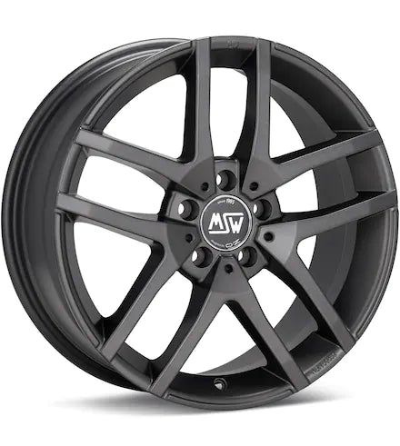 MSW TYPE 28 MATTE DARK GREY - Gun Hill Tire House (WTW - WHOLESALE TIRES & WHEELS)