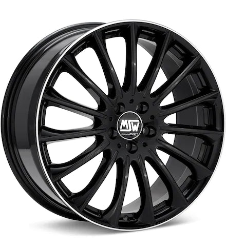 MSW TYPE 30 BLACK W/MACH LIP - Gun Hill Tire House (WTW - WHOLESALE TIRES & WHEELS)