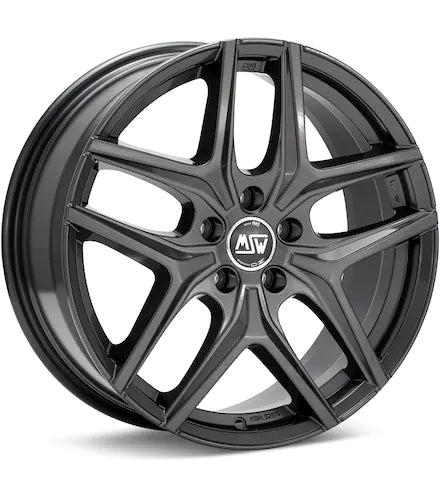 MSW TYPE 40 GLOSS GUNMETAL SILVER PAINTED - Gun Hill Tire House (WTW - WHOLESALE TIRES & WHEELS)