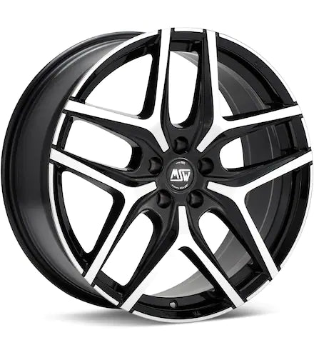 MSW TYPE 40 MACHINED W/BLACK ACCENT - Gun Hill Tire House (WTW - WHOLESALE TIRES & WHEELS)