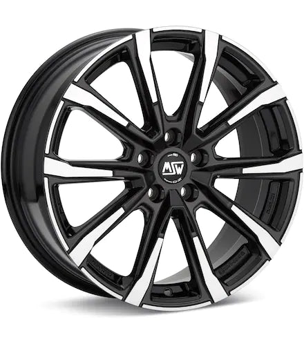 MSW TYPE 79 MACHINED W/BLACK ACCENT - Gun Hill Tire House (WTW - WHOLESALE TIRES & WHEELS)