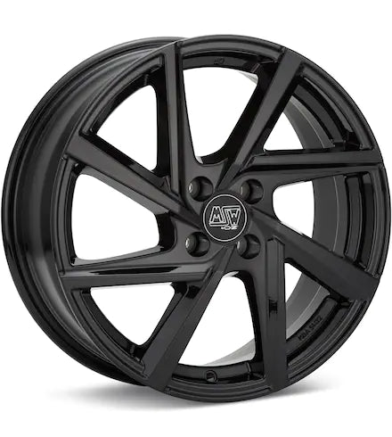 MSW TYPE 80 4 - LUG GLOSS BLACK PAINTED - Gun Hill Tire House (WTW - WHOLESALE TIRES & WHEELS)