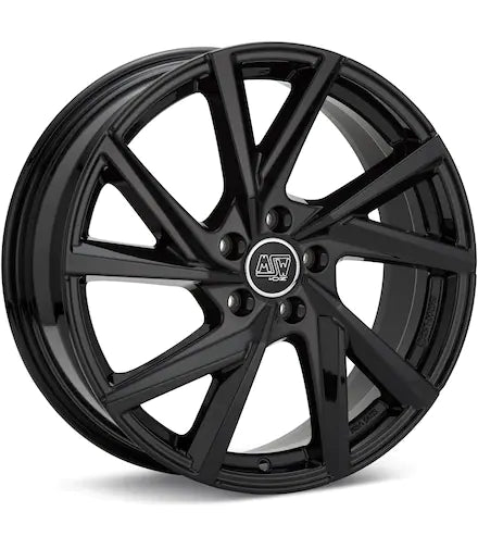 MSW TYPE 80 5 - LUG GLOSS BLACK PAINTED - Gun Hill Tire House (WTW - WHOLESALE TIRES & WHEELS)