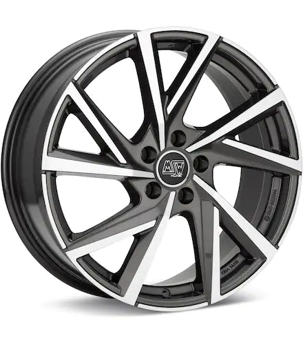 MSW TYPE 80 5 - LUG GLOSS BLACK PAINTED - Gun Hill Tire House (WTW - WHOLESALE TIRES & WHEELS)