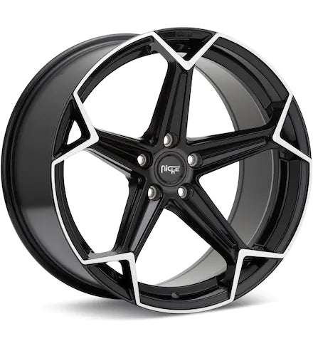 NICHE ROAD WHEELS ARROW GLOSS BLACK PAINTED - Gun Hill Tire House (WTW - WHOLESALE TIRES & WHEELS)