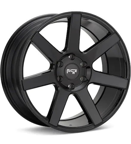 NICHE ROAD WHEELS FUTURE GLOSS BLACK PAINTED - Gun Hill Tire House (WTW - WHOLESALE TIRES & WHEELS)
