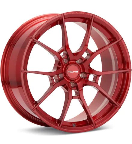 NICHE ROAD WHEELS KANAN BRUSHED CANDY RED - Gun Hill Tire House (WTW - WHOLESALE TIRES & WHEELS)