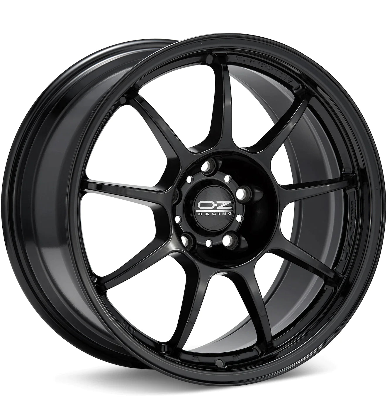 O.Z. ALLEGGERITA HLT GLOSS BLACK PAINTED - Gun Hill Tire House (WTW - WHOLESALE TIRES & WHEELS)