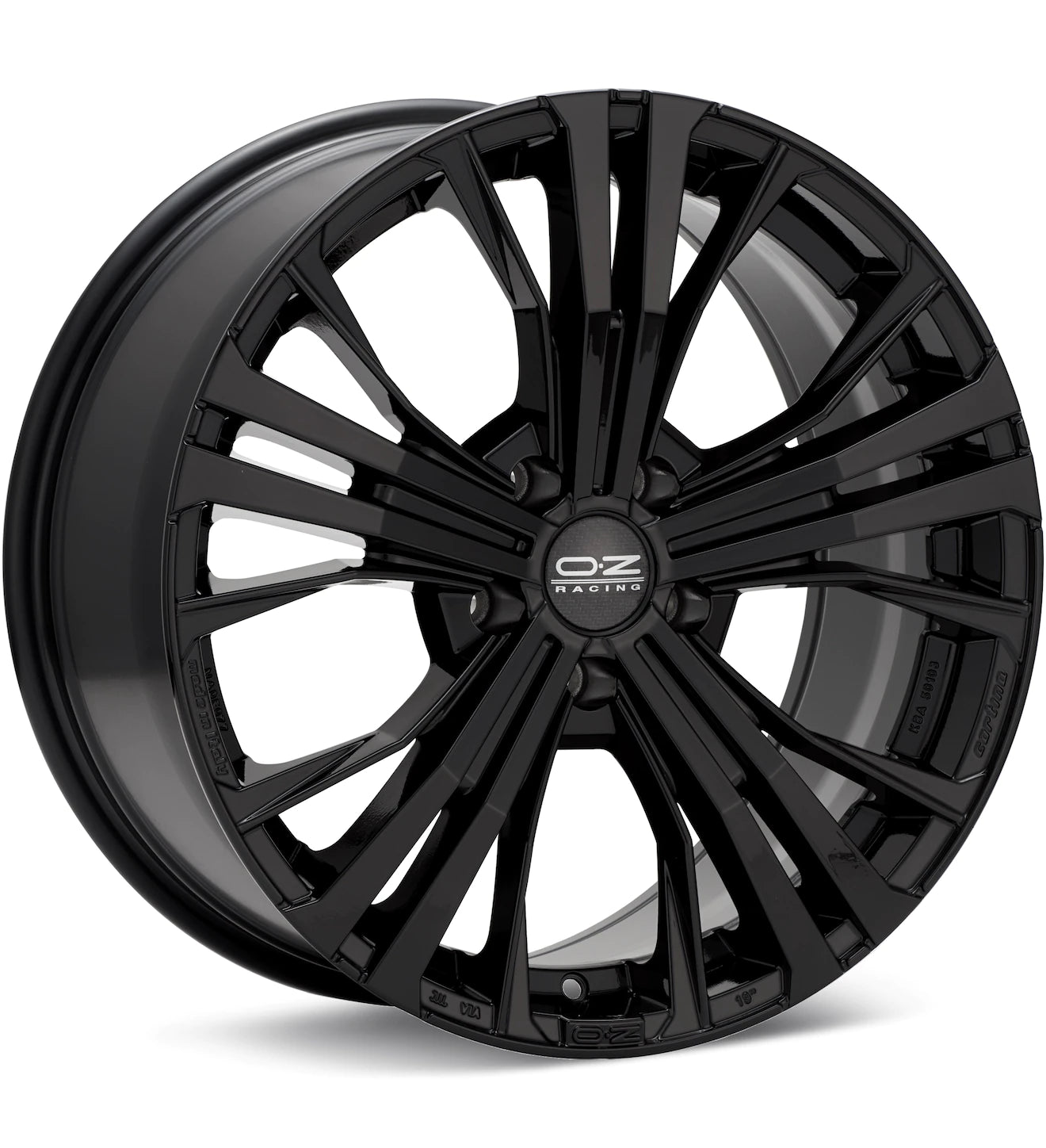 O.Z. CORTINA GLOSS BLACK PAINTED - Gun Hill Tire House (WTW - WHOLESALE TIRES & WHEELS)